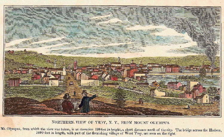 Troy NY in 1840